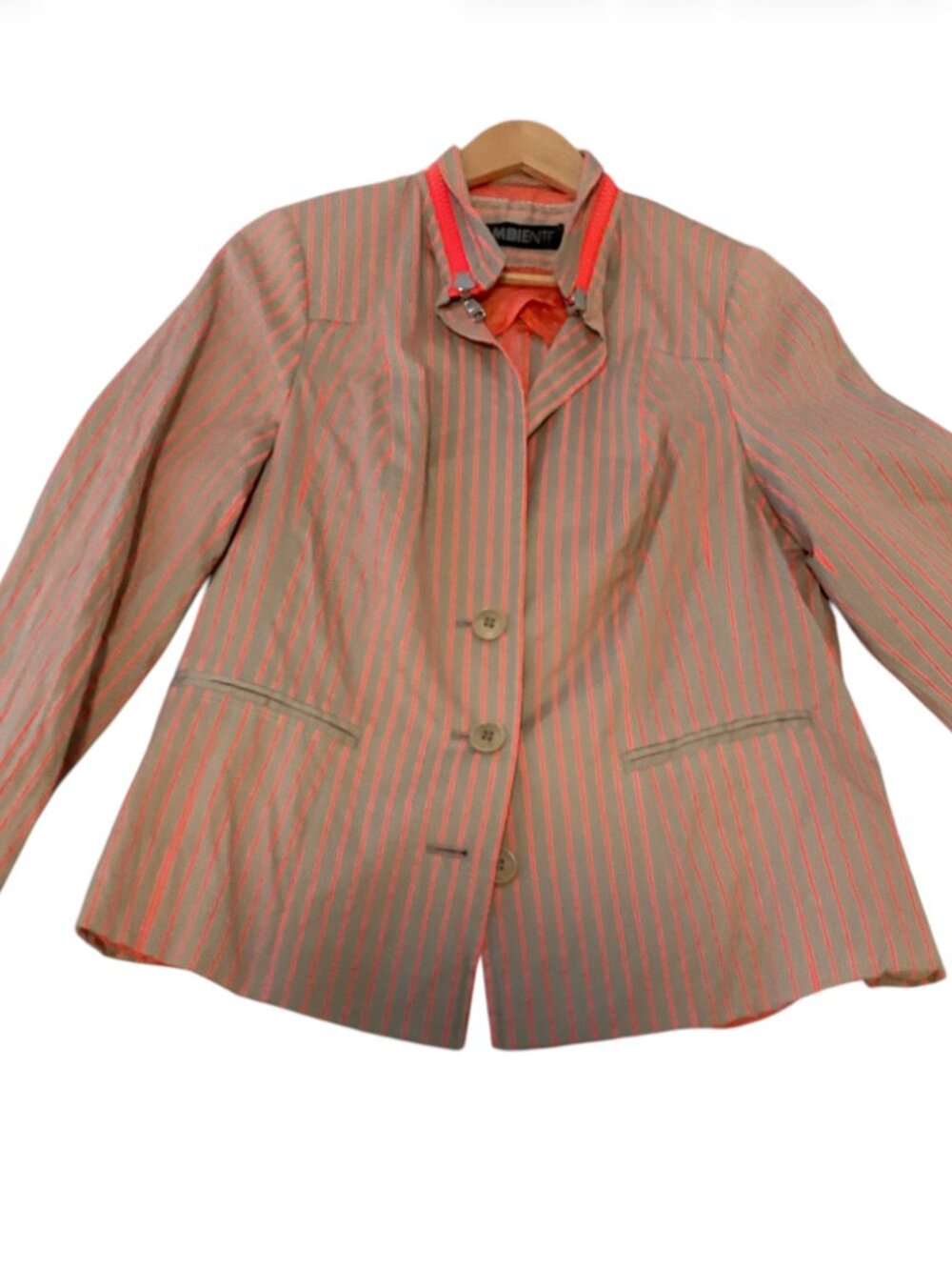 Super stylish FUN ITALIAN boutique summer jacket /rare find - woen once